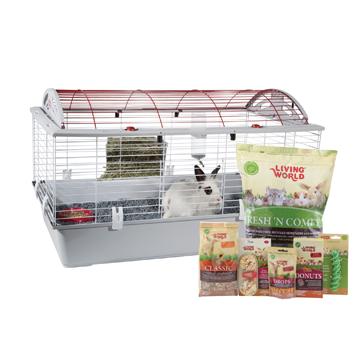 Living World Cage de luxe équipée grande pour lapin - Boutique Le Jardin Des Animaux -Habitat pour petit mammifèreBoutique Le Jardin Des Animaux61799