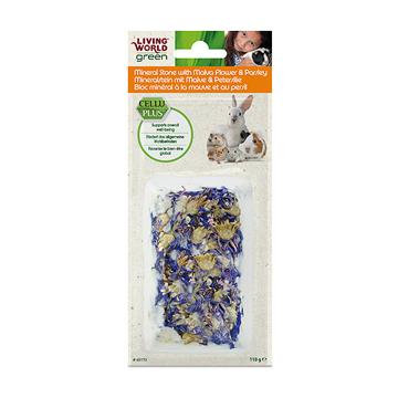 Living World Green bloc minéraux mauve et persil de 110g pour petits animaux - Boutique Le Jardin Des Animaux -Gâterie petit mammifèreBoutique Le Jardin Des Animaux65173