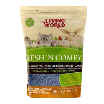 Living World Litière papier pour animaux Fresh'N Comfy bleue - Boutique Le Jardin Des Animaux -litière pour petit mammifèreBoutique Le Jardin Des Animaux61265