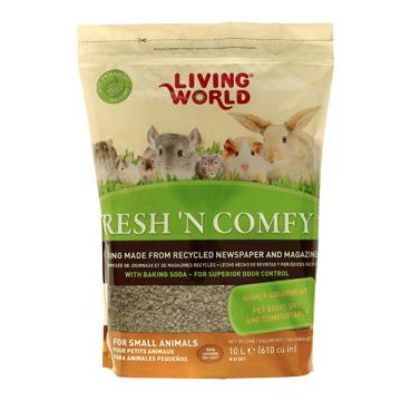 Living World Litière papier pour animaux Fresh'N Comfy brune - Boutique Le Jardin Des Animaux -litière pour petit mammifèreBoutique Le Jardin Des Animaux61261