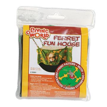 Living World Maison de jeu vert suspendu pour furet - Boutique Le Jardin Des Animaux -Accessoire petit mammifèreBoutique Le Jardin Des Animaux60881