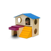 Charger l&#39;image dans la galerie, Living World Maisonette de jeu en bois pour petits mammifères - Boutique Le Jardin Des Animaux -Accessoire petit mammifèreBoutique Le Jardin Des Animaux61517
