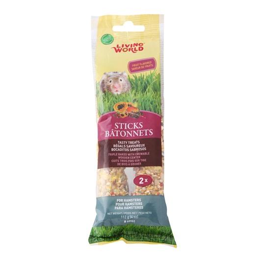 Living World régals bâtonnets saveur de fruits pour hamsters - Boutique Le Jardin Des Animaux -Gâterie petit mammifèreBoutique Le Jardin Des Animaux60661
