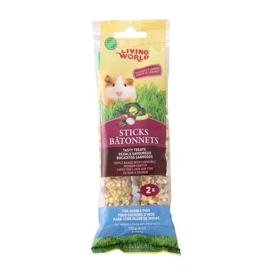 Living World régals bâtonnets saveur de légumes pour cochons d'inde - Boutique Le Jardin Des Animaux -Gâterie petit mammifèreBoutique Le Jardin Des Animaux60673