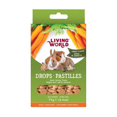 Living World régals pastilles arôme carottes pour petits mammifères - Boutique Le Jardin Des Animaux -Gâterie petit mammifèreBoutique Le Jardin Des Animaux60480