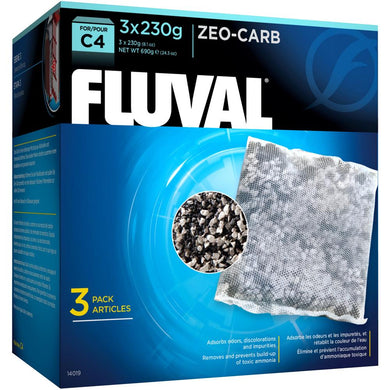 Masses filtrantes Zeo-Carb Série C4, paquet de 3 Fluval - Boutique Le Jardin Des Animaux -Masse FiltranteBoutique Le Jardin Des Animaux14019