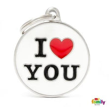 Charger l&#39;image dans la galerie, Médaille collection Charms, &quot;I LOVE YOU&quot;, GRAND - Boutique Le Jardin Des Animaux -médailleBoutique Le Jardin Des AnimauxCH17LOVEYOU
