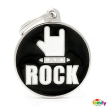 Charger l&#39;image dans la galerie, Médaille collection Charms, &quot;ROCK&quot;, GRAND - Boutique Le Jardin Des Animaux -médailleBoutique Le Jardin Des AnimauxCH17ROCK
