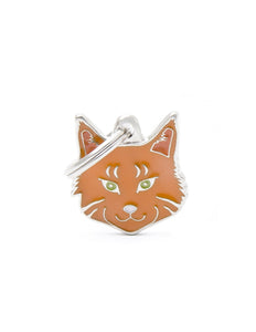 Médaille pour chat collection Friends, MAINE COON, Couleurs variées - Boutique Le Jardin Des Animaux -médailleBoutique Le Jardin Des AnimauxMF39ORANGE