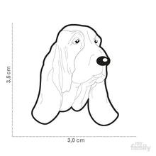 Charger l&#39;image dans la galerie, Médaille pour chien collection Friends, BASSET, Couleurs variées - Boutique Le Jardin Des Animaux -médailleBoutique Le Jardin Des AnimauxMF02
