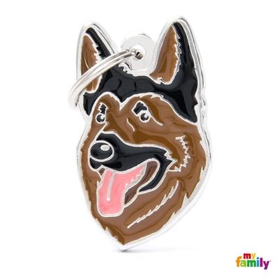 Médaille pour chien collection Friends, BERGER ALLEMAND, Couleurs variées - Boutique Le Jardin Des Animaux -médailleBoutique Le Jardin Des AnimauxMF14N