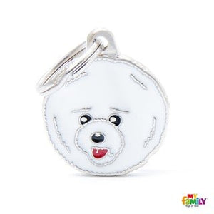 Médaille pour chien collection Friends, BICHON FRISÉ - Boutique Le Jardin Des Animaux -médailleBoutique Le Jardin Des AnimauxMF64