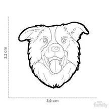 Charger l&#39;image dans la galerie, Médaille pour chien collection Friends, BORDER COLLIE - Boutique Le Jardin Des Animaux -médailleBoutique Le Jardin Des AnimauxMF03N
