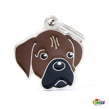 Charger l&#39;image dans la galerie, Médaille pour chien collection Friends, BOXER, Couleurs variées - Boutique Le Jardin Des Animaux -médailleBoutique Le Jardin Des AnimauxMF34
