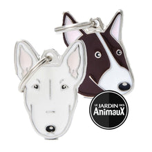 Charger l&#39;image dans la galerie, Médaille pour chien collection Friends, BULL TERRIER, Couleurs variées - Boutique Le Jardin Des Animaux -médailleBoutique Le Jardin Des AnimauxMF21BROWN
