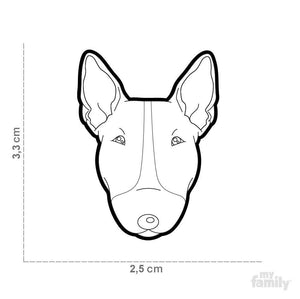 Médaille pour chien collection Friends, BULL TERRIER, Couleurs variées - Boutique Le Jardin Des Animaux -médailleBoutique Le Jardin Des AnimauxMF21BROWN