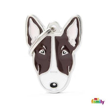 Charger l&#39;image dans la galerie, Médaille pour chien collection Friends, BULL TERRIER, Couleurs variées - Boutique Le Jardin Des Animaux -médailleBoutique Le Jardin Des AnimauxMF21NBROWN
