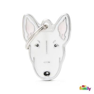 Médaille pour chien collection Friends, BULL TERRIER, Couleurs variées - Boutique Le Jardin Des Animaux -médailleBoutique Le Jardin Des AnimauxMF21NWHITE