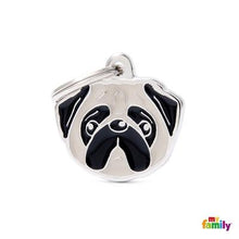 Charger l&#39;image dans la galerie, Médaille pour chien collection Friends, CARLIN, Couleurs variées - Boutique Le Jardin Des Animaux -médailleBoutique Le Jardin Des AnimauxMF18N
