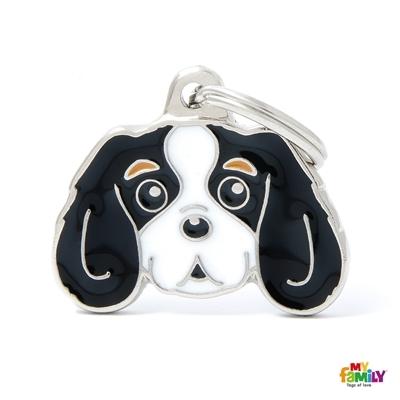 Médaille pour chien collection Friends, CAVALIER KING, Couleurs variées - Boutique Le Jardin Des Animaux -médailleBoutique Le Jardin Des AnimauxMF22COLORED3