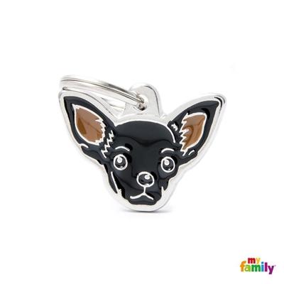 Médaille pour chien collection Friends, CHIHUAHUA, Couleurs variées - Boutique Le Jardin Des Animaux -médailleBoutique Le Jardin Des AnimauxMF23NBLACK
