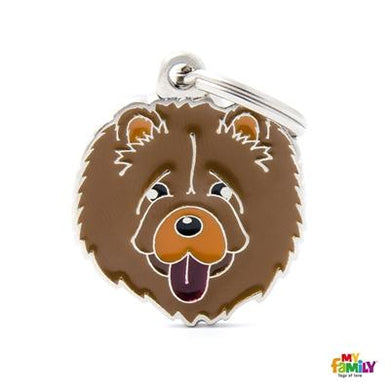 Médaille pour chien collection Friends, CHOW CHOW - Boutique Le Jardin Des Animaux -médailleBoutique Le Jardin Des AnimauxMF10