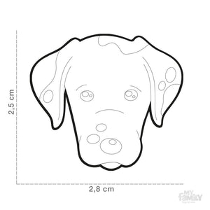 Médaille pour chien collection Friends, DALMATIEN - Boutique Le Jardin Des Animaux -médailleBoutique Le Jardin Des AnimauxMF08