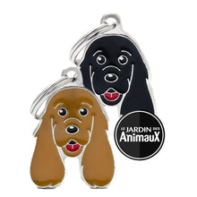 Charger l&#39;image dans la galerie, Médaille pour chien collection Friends, ÉPAGNEUIL COCKER, Couleurs variées - Boutique Le Jardin Des Animaux -médailleBoutique Le Jardin Des AnimauxMF12

