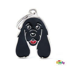 Charger l&#39;image dans la galerie, Médaille pour chien collection Friends, ÉPAGNEUIL COCKER, Couleurs variées - Boutique Le Jardin Des Animaux -médailleBoutique Le Jardin Des AnimauxMF12BLACK

