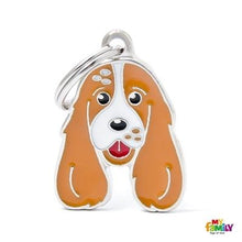 Charger l&#39;image dans la galerie, Médaille pour chien collection Friends, ÉPAGNEUIL COCKER, Couleurs variées - Boutique Le Jardin Des Animaux -médailleBoutique Le Jardin Des AnimauxMF12WHITEBROWN
