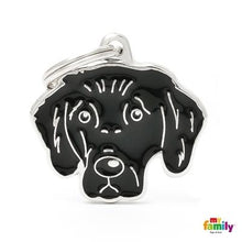 Charger l&#39;image dans la galerie, Médaille pour chien collection Friends, FLAT COAT RETRIEVER - Boutique Le Jardin Des Animaux -médailleBoutique Le Jardin Des AnimauxMF103
