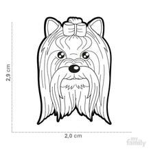 Charger l&#39;image dans la galerie, Médaille pour chien collection Friends, YORKSHIRE - Boutique Le Jardin Des Animaux -médailleBoutique Le Jardin Des AnimauxMF07N
