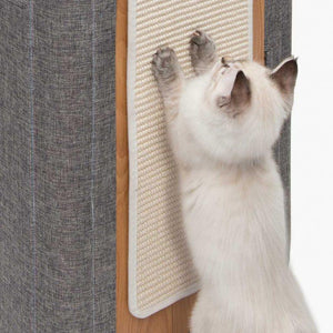 Meuble Cubo Tower Vesper – gris, arbre à chat - Boutique Le Jardin Des Animaux -Griffoir, meuble et litBoutique Le Jardin Des Animaux52094