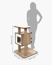 Charger l&#39;image dans la galerie, Meuble High Base Vesper – chêne, arbre à chat - Boutique Le Jardin Des Animaux -Griffoir, meuble et litBoutique Le Jardin Des Animaux52042
