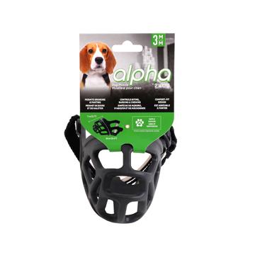 Muselière Alpha Zeus pour chien, grandeur 3, moyenne - Boutique Le Jardin Des Animaux -MuseliereBoutique Le Jardin Des Animaux92673