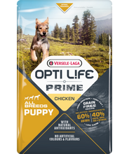 Charger l&#39;image dans la galerie, Nourriture Opti Life Prime chiot toutes races au poulet
