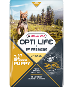 Nourriture Opti Life Prime chiot toutes races au poulet