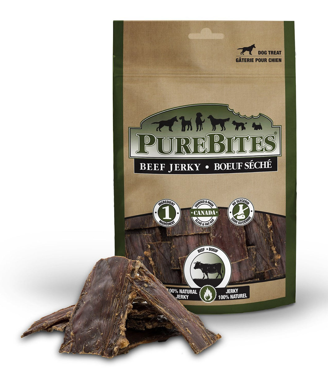 PureBites gâterie jerky de boeuf chien - Boutique Le Jardin Des Animaux -Gâterie pour chienBoutique Le Jardin Des Animauxd-6800135