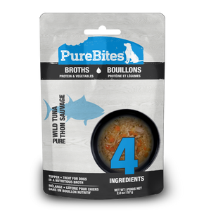 Purebites - Gâteries pour chien thon sauvage dans le bouillon