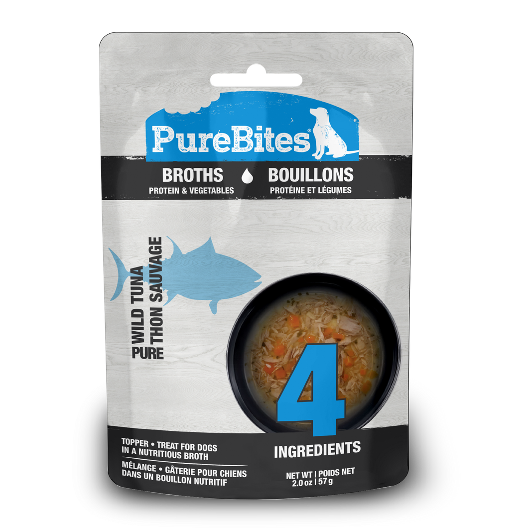 Purebites - Gâteries pour chien thon sauvage dans le bouillon