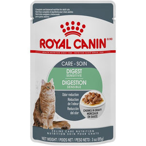 Sachet pour chat Royal Canin - Morceaux en sauce Digestion sensible - Boutique Le Jardin Des Animaux -conserve pour chatBoutique Le Jardin Des AnimauxRCFF085M