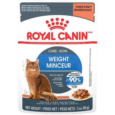 Sachet pour chat Royal Canin - Morceaux en sauce soins Minceur - Boutique Le Jardin Des Animaux -conserve pour chatBoutique Le Jardin Des AnimauxRCFL085M
