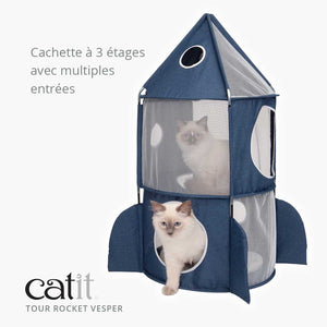 Tour Rocket Vesper - Boutique Le Jardin Des Animaux -Griffoir, meuble et litBoutique Le Jardin Des Animaux42002