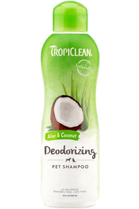 Tropiclean Shampoing - Désodorisant à l'aloès et à la noix de coco 592mL - Boutique Le Jardin Des Animaux -ToilettageBoutique Le Jardin Des AnimauxTC202146