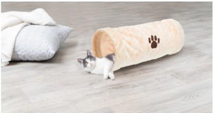 Tunnel de jeu beige - Trixie - Boutique Le Jardin Des Animaux -Griffoir, meuble et litBoutique Le Jardin Des AnimauxTRE42981